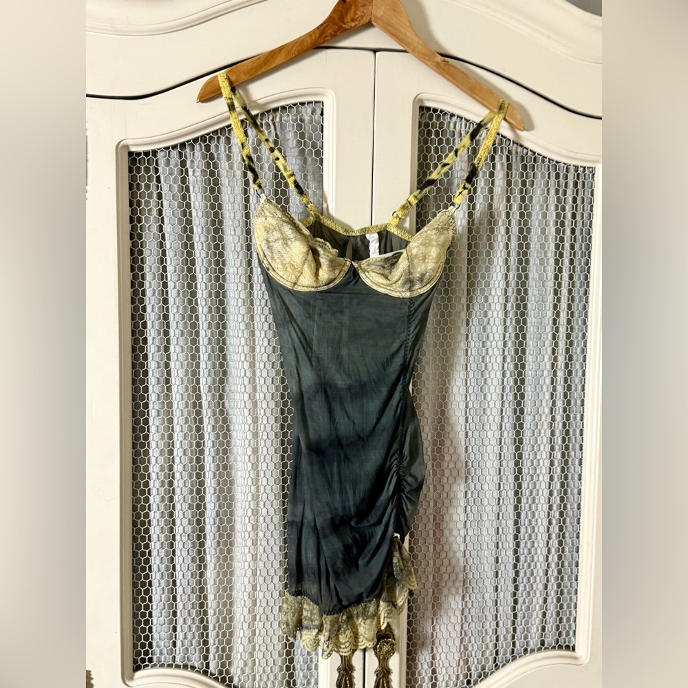 Custom Vintage Victoria's Secret Lingerie Full Moon Dyed Dress Women’s Size 34B - Picture 8 of 12